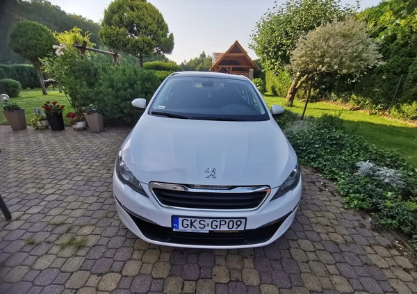 Peugeot 308 cena 25700 przebieg: 230000, rok produkcji 2014 z Kościerzyna małe 232